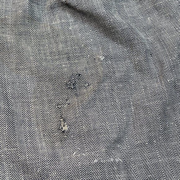 Pendleton Herringbone Womens 12 Herringbone Pants Gray Wool Silk USA Made Dress - Picture 12 of 12